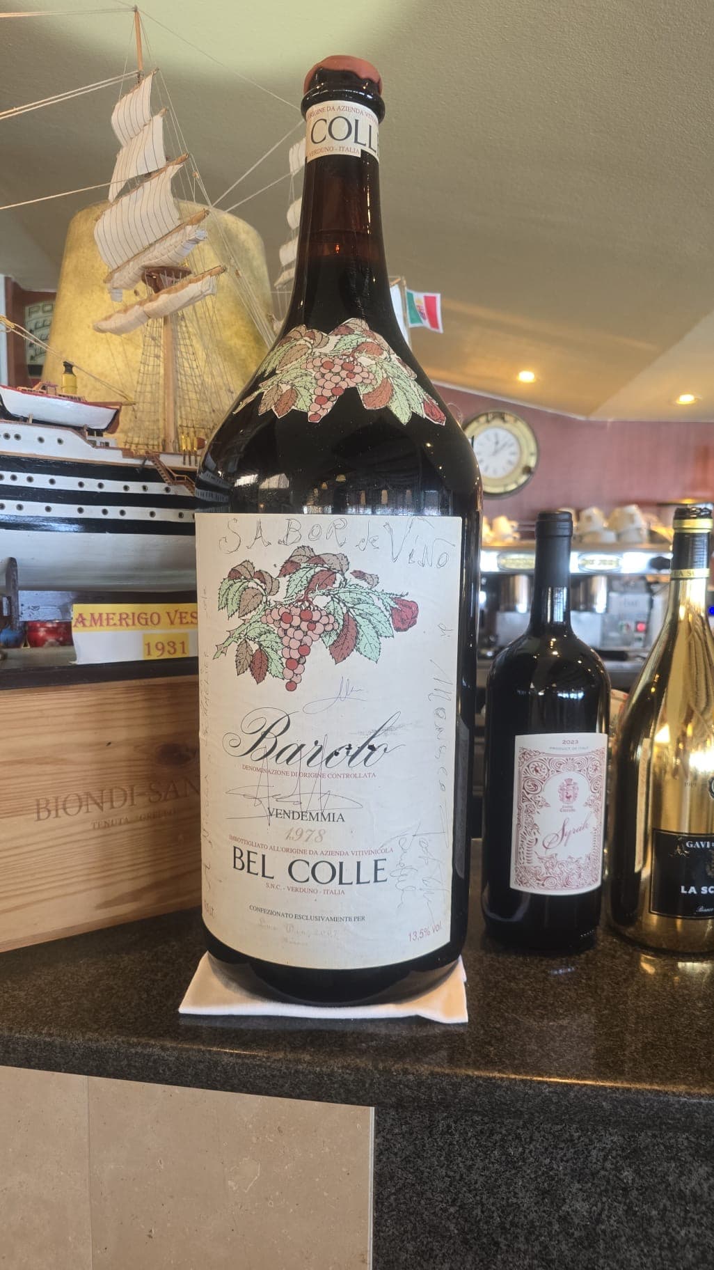 Barolo Vendemmia 1978, 12,5 L